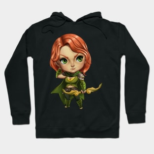 Windranger Chibi - Dota 2 Heroes Hoodie